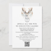 Rendier Store Kerstaanbiedingen QR Printable Kaart (Voorkant)