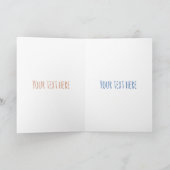 Rendier stripillustratie kaart (Binnen)