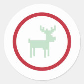 Rendier Sweater Weer Sticker (Voorkant)