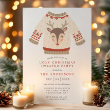 Rendier Tafelliedelijke Kerstmis Sweater Feest