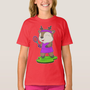 Rendier Tennis Tennisracket T-shirt