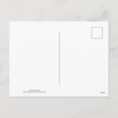 Rendier trekt slee van kerstman | Kerstmis Feestdagenkaart (Achterkant)