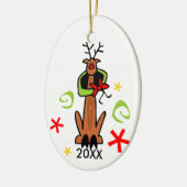  rendier vakantie Ornament (Links)