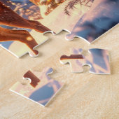Rendier van de Kerstman Legpuzzel (Zijkant)