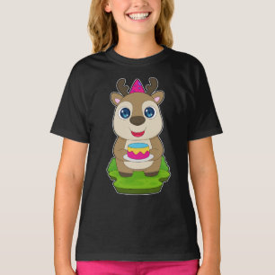 Rendier Verjaardag Party pet T-shirt