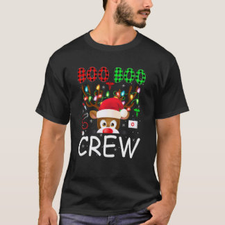 Rendier Verpleegster Kerst Scrubs Tops Boo Crew Ve