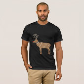 Rendier Vleesdelen | Grappig Wild Kerstmis T-shirt (Voorkant volledig)
