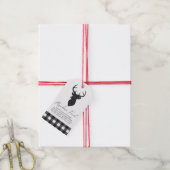 Rendier voedsel Kinderen Cadeaulabel (Met Touw)