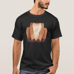 Rendier Volwassenen Kinderen Mannen Vrouwen Bruin T-shirt
