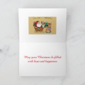  rendier wilde wenskaart feestdagen kaart (Binnen)