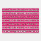 Rendier Winter Fair Isle Naadloos Patroon Inpakpapier Vel (Voorkant)