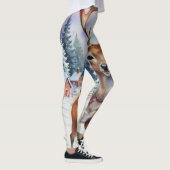 Rendier Wonderland: Vakantie Gelukzaligheid Leggings (Rechts)