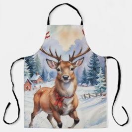 Rendier Wonderland: Vakantie Gelukzaligheid Schort