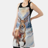 Rendier Wonderland: Vakantie Gelukzaligheid Schort (Insitu)