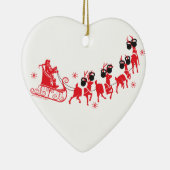 Rendier Workout Keramisch Ornament (Rechts)