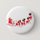 Rendier Workout Ronde Button 5,7 Cm (Voorkant)