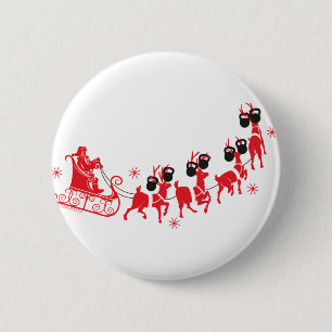 Rendier Workout Ronde Button 5,7 Cm