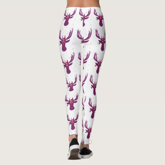 Rendier X-mas Celebration Leggings, M Leggings (Achterkant)