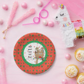 Rendier zegt maat: 7" Gooi een spectaculair feest Papieren Bordje (Feest)