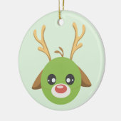 rendierbaars keramisch siermiddel ornament (Links)