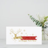 Rendierbanner Kerstmis ID855 (Staand voorkant)