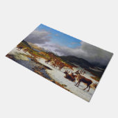 rendierbeslag in de bergen ten noorden van het kam deurmat (Schuin)