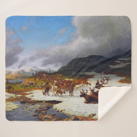 rendierbeslag in de bergen ten noorden van Røros Sherpa Deken (Voorkant (horizontaal))