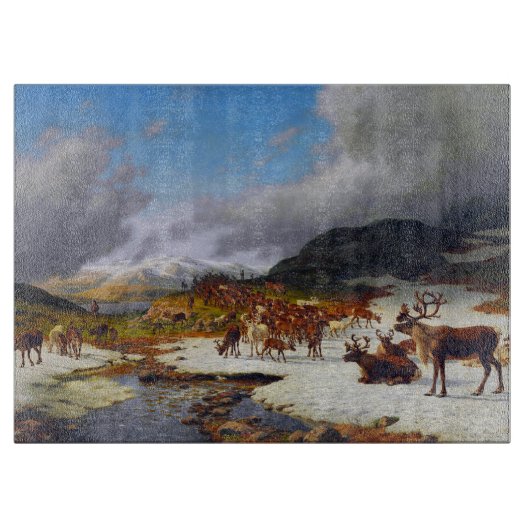 rendierbeslag in de bergen ten noorden van Røros Snijplank (Voorkant)