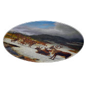 rendierbeslag in de bergen ten noorden van Røros Snijplank (Hoek)