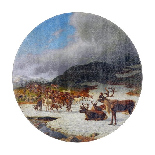 rendierbeslag in de bergen ten noorden van Røros Snijplank (Voorkant)