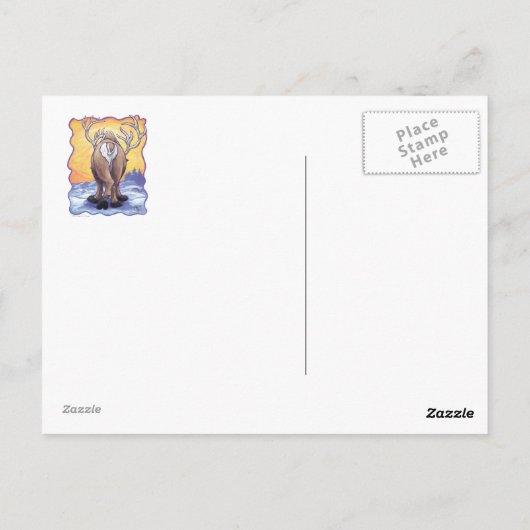 rendiercadeaus en -Accessoires Briefkaart (Achterkant)