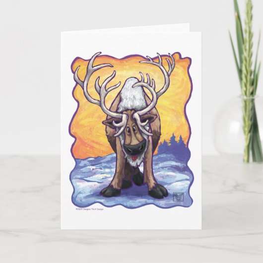 rendiercadeaus en -Accessoires Feestdagen Kaart (Voorkant)