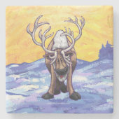 rendiercadeaus en -Accessoires Stenen Onderzetter (Voorkant)