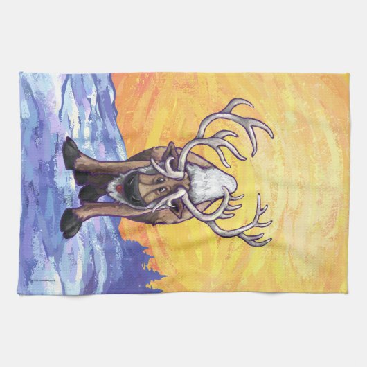 rendiercadeaus en -Accessoires Theedoek (Horizontaal)