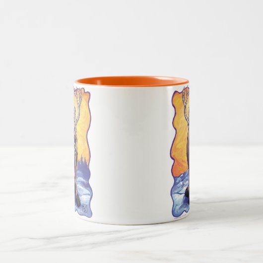 rendiercadeaus en -Accessoires Tweekleurige Koffiemok (Center)