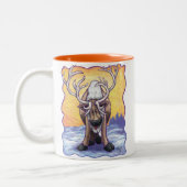 rendiercadeaus en -Accessoires Tweekleurige Koffiemok (Links)