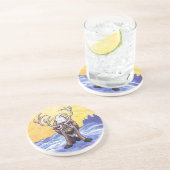 rendiercadeaus en -Accessoires Zandsteen Onderzetter (Zijkant)