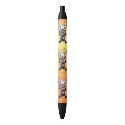 rendiercadeaus en -Accessoires Zwarte Inkt Pen (Voorkant Verticaal)