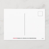 Rendiercalliope Feestdagenkaart (Achterkant)