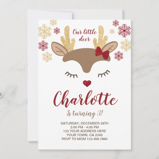 rendierdag kaart (Voorkant)