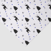 Rendierdennenbos Tissuepapier (Detail)