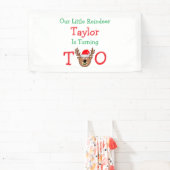 rendieren 2e verjaardag spandoek (Insitu)