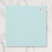 rendieren, Beer en konijnenkerstmis Bedankjes Labels (Achterkant)