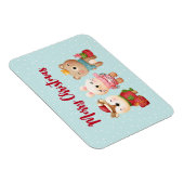 rendieren, Beer en konijnenkerstmis Magneet (Rechterzijde)