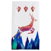 rendieren, bergen, feestspeelgoed klein cadeauzakje (Voorkant)