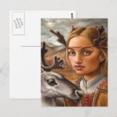 rendieren briefkaart (Voorkant / Achterkant)