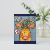 rendieren briefkaart (Staand voorkant)