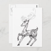 rendieren briefkaart (Voorkant / Achterkant)