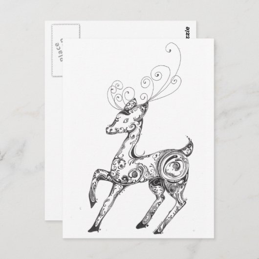 rendieren briefkaart (Voorkant / Achterkant)