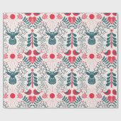 rendieren cadeaupapier (Vlak)